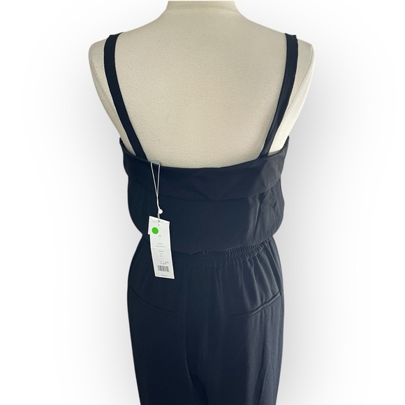 NWT VINCE Black Tuxedo Jumpsuit, Size 14 - Picture 11 of 15
